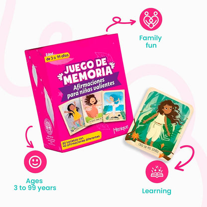 Menique Explore the World Memory Matching Game – Geography Game with 100 Photo Cards, 50 Countries, Flags & Landmarks – Travel Card Game with Educational Booklet, Ages 3+