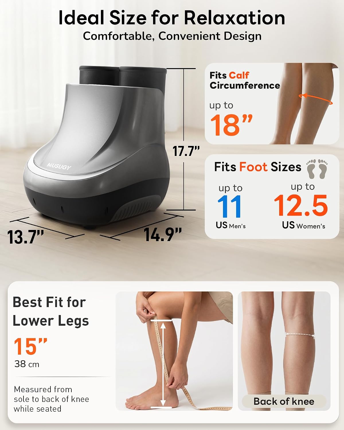 2 in 1 Shiatsu Foot and Calf Massager
