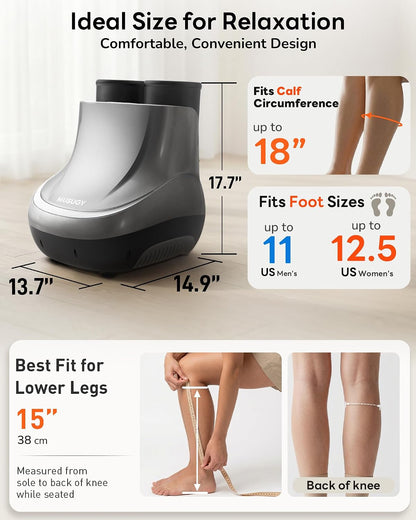 2 in 1 Shiatsu Foot and Calf Massager