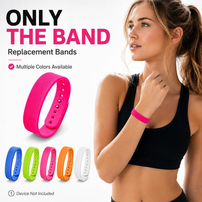 Vibrating Alarm Wristband Clock for Heavy Sleepers Wake Band Watch Bracelet Adults Silent Shock Vibration Wrist for Deaf People Wearable Loud Sleep Despertador Alarmas para Despertar