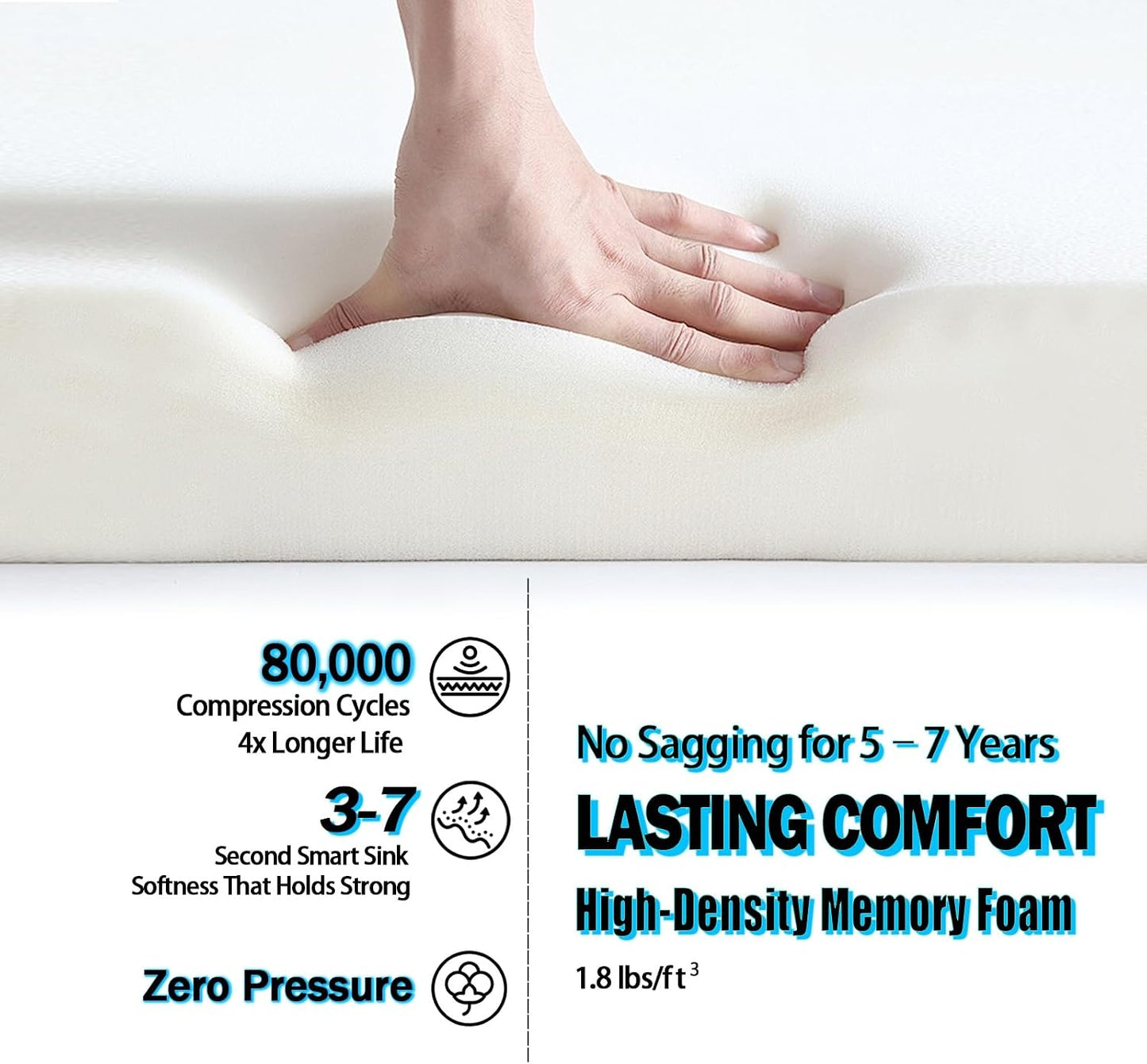 Extra Large Seat Cushion for Sciatica & Tailbone Pain – Pressure Relief Coccyx Cushion for Office Chair, Car Seat, Wheelchair, and Long Sitting – Sciatica Pain Relief Pillow
