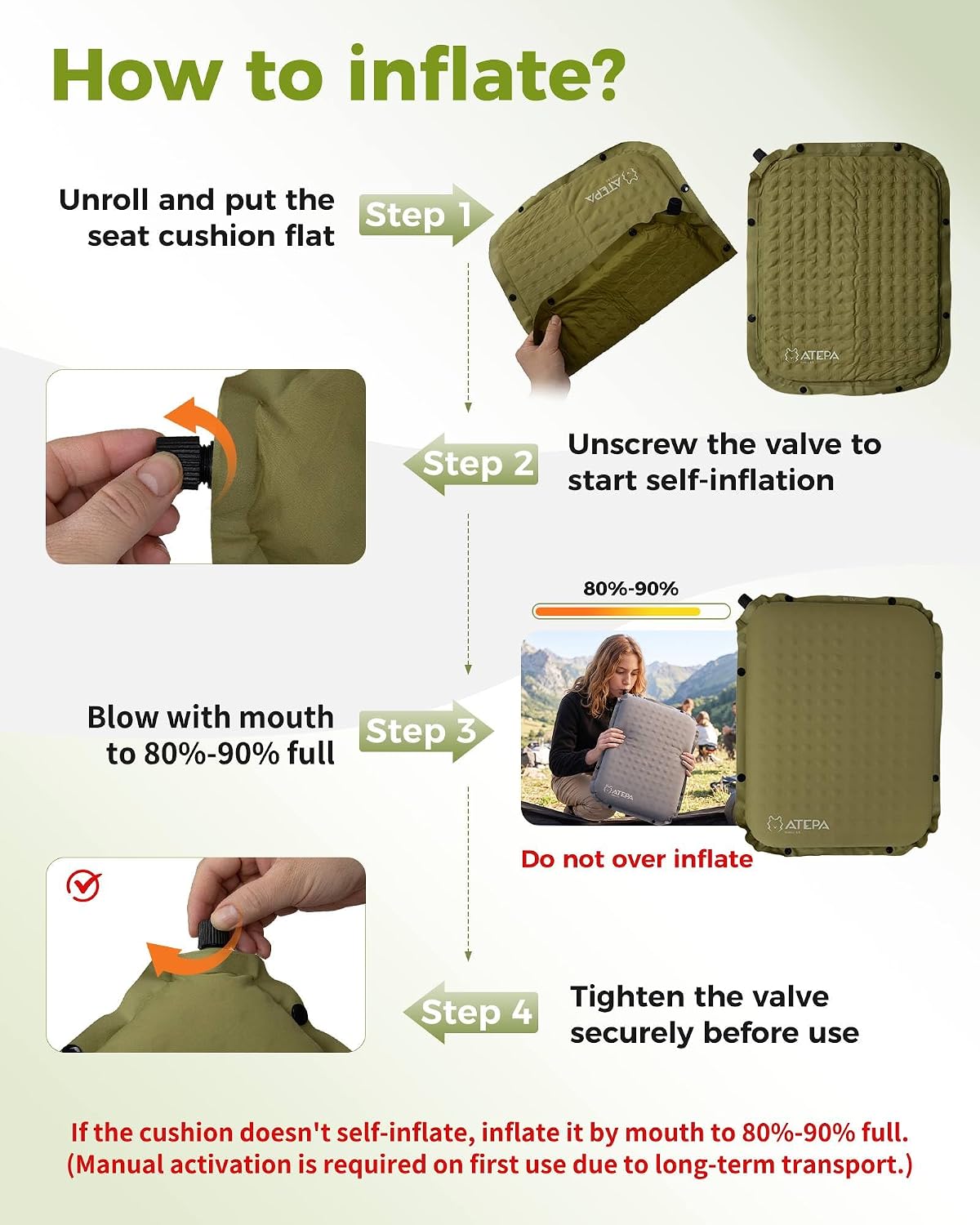 ATEPA Inflatable Seat Cushion