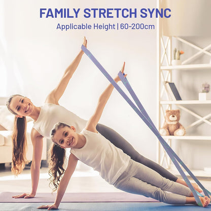 Stretch Strap, Multi-Loop for Physical Therapy,Elastic Yoga Stretching Strap for Dance,Yoga, Pilates & Gymnastics Exercise, Ballet Stretching Band for Flexibility, Leg Stretching