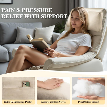 Recliner Headrest Pillow, Adjustable Comfort Neck & Head Support Pillow