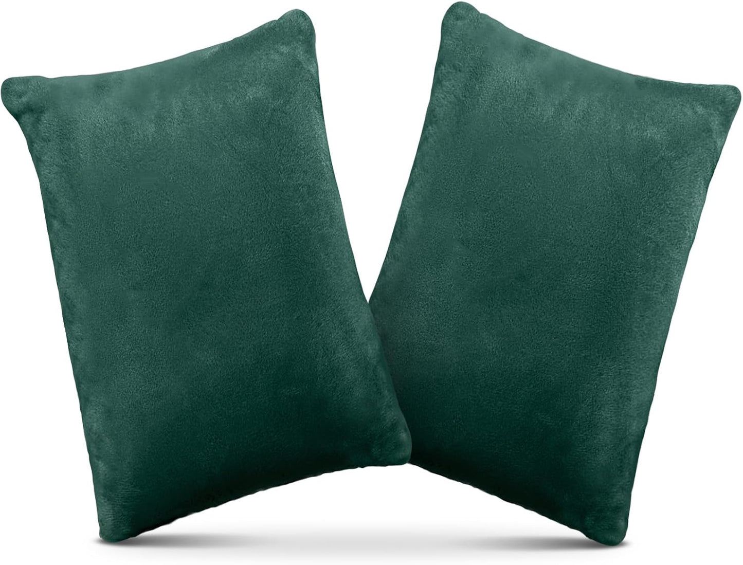 1 MIDDLE ONE 2 Pack Small Pillow, Memory Foam Mini Pillow 11 X 7 Inches for Travel, Sleeping, Nap and Neck, Knee, Lumbar Support, Tiny Cushion for Pet, Dogs (Grey)
