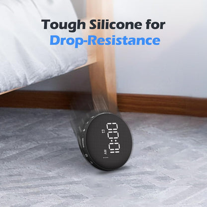 REACHER Loud Vibrating Alarm Clock with Bed Shaker for Heavy Sleepers