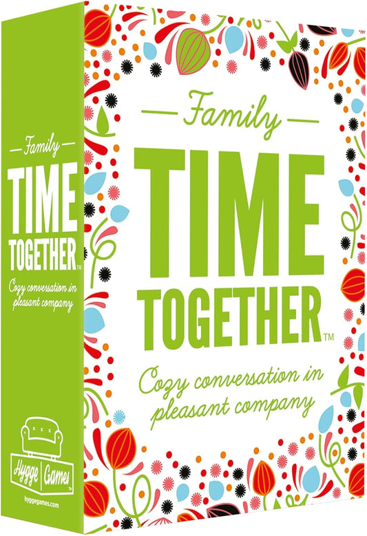 Hygge Games Time Together Family Game – Fun Conversation Starters Card Game for Families,