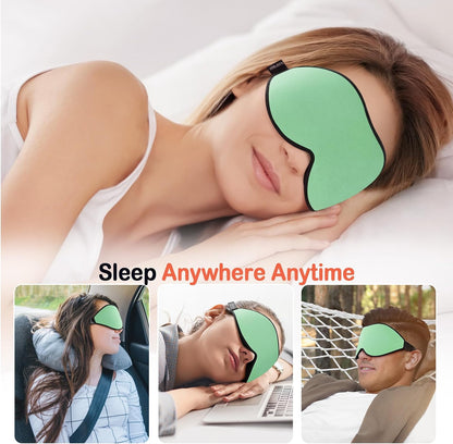 LitBear Sleep Mask for Side Sleeper Women Men, Eye Mask for Sleeping