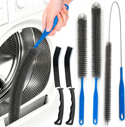 Dryer Vent Cleaner Brush, Drain Brush AC Fan Refrigerator Appliance Brush | 9/15/30 Inch Brush, Improves Efficiency, Durable Nylon Bristles, Easy to Clean Store, Fire Prevent, For Drain Flies