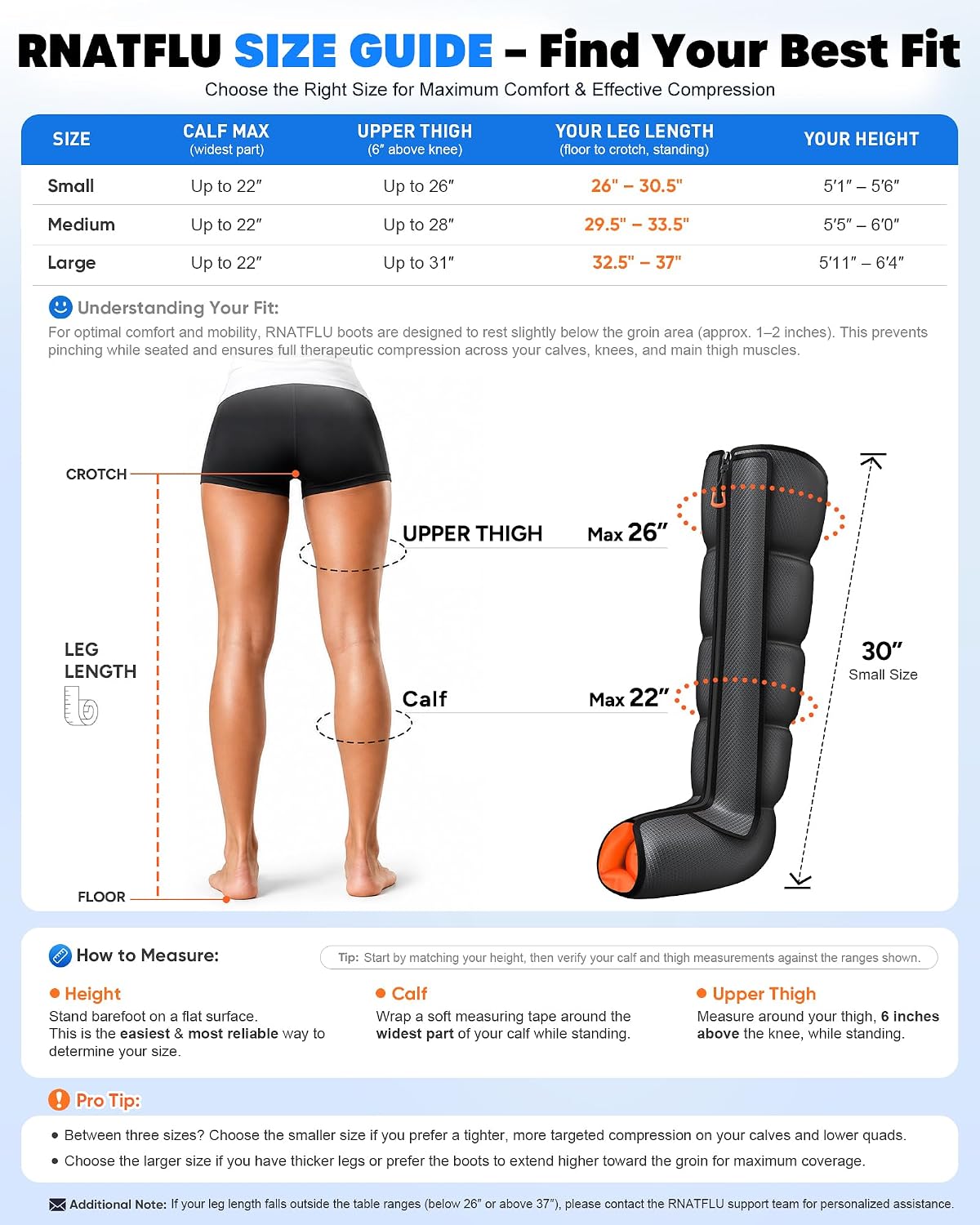 Air Compression Leg Massager with Heat for Circulation, Pain Relief | Sequential Full Leg Recovery Compression Boots, 11 Intensity , 6 Modes, 3 Heat, Pressure Sensor, Post-Workout & Daily Relief