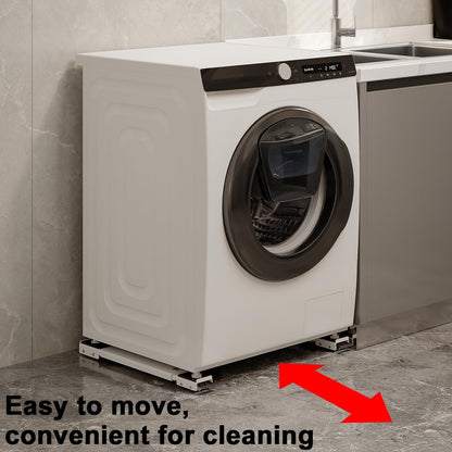 Appliance Rollers Heavy Duty,Max 32in,Second Generation Extendable Appliance Rollers Mobile Washing Machine Base Easily Move Washing Machines, Dryers, Refrigerators, Furniture (White)