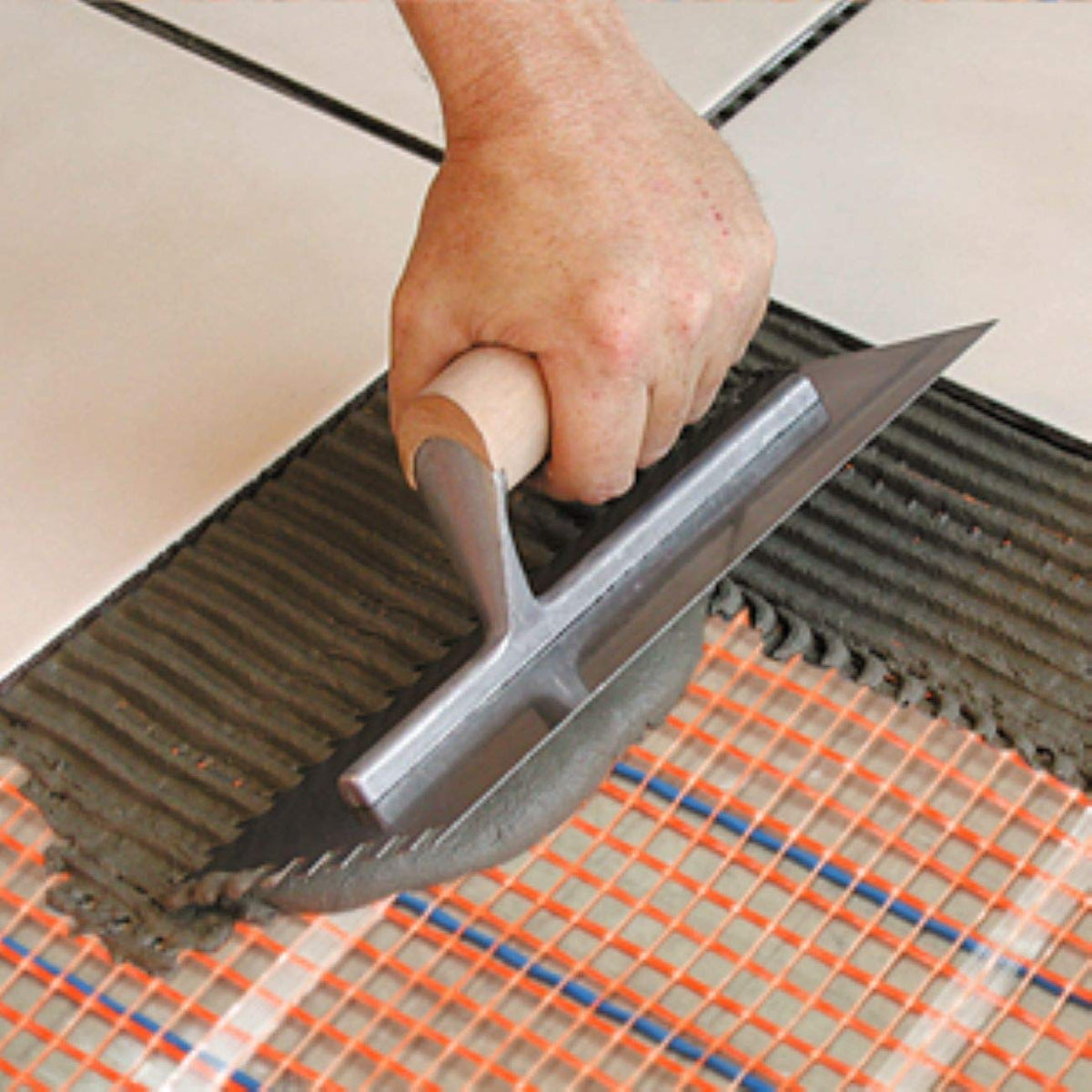SunTouch TapeMat Electric Radiant Floor Heating Mat, Orange, 120V, 10 Sq Ft