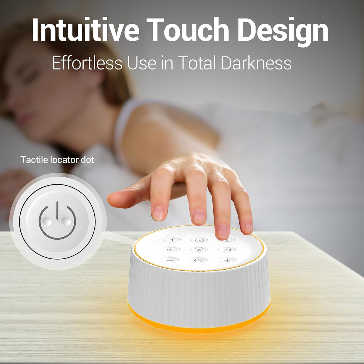 White Noise Machine with Night Light for Sleeping