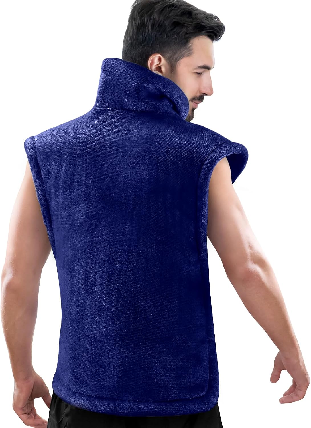 RENPHO Electric Heating Pad - 6 Heat Levels for Neck Shoulder and Back, Birthday Gifts for Women Men Mom Dad, Weighted Pad for Snug Fit, ETL Safety Certified, FSA Eligible, 24"x33" Gray