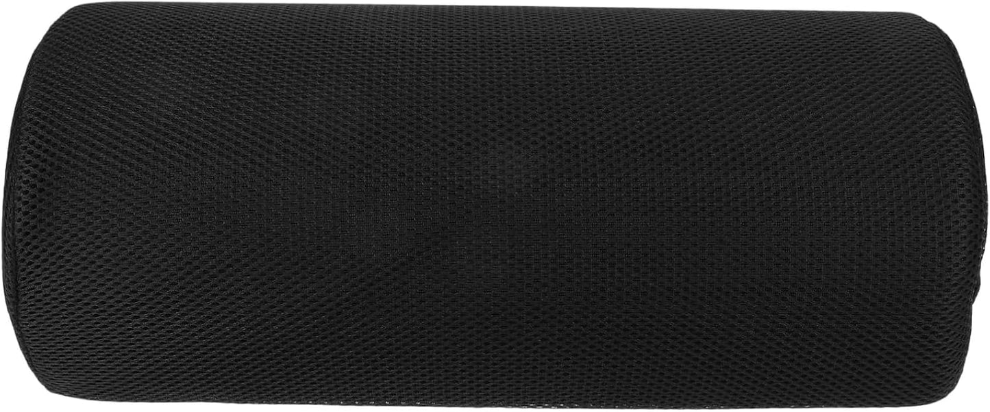 Knee Leg Pillow for Sleeping, Half Moon Bolster Pillow Memory Foam Pillows Lumbar Support Footrest Cushion for Back Hip Ankle Semi Roll Grey