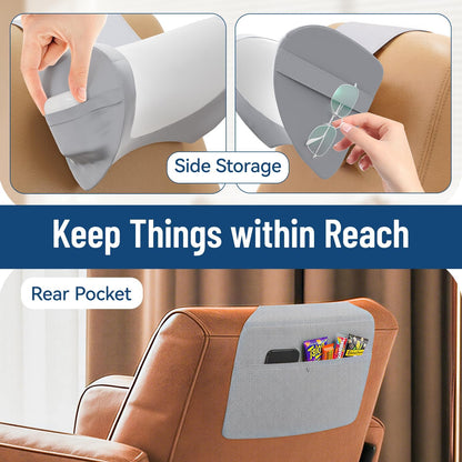 PouHenier.jh Neck Pillow for Recliner Office Gaming Chair Support, Grey