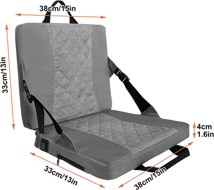 Heated Seat Cushion,Foldable Stadium Seats for Bleachers,Portable Seat Pad,USB Powered Great for Outdoor Sports,Camping,Concerts
