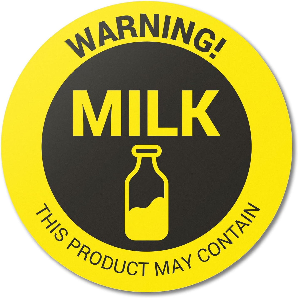 Sesame Seeds Allergy Warning Stickers, 1.5 Inch Round, 300 Labels