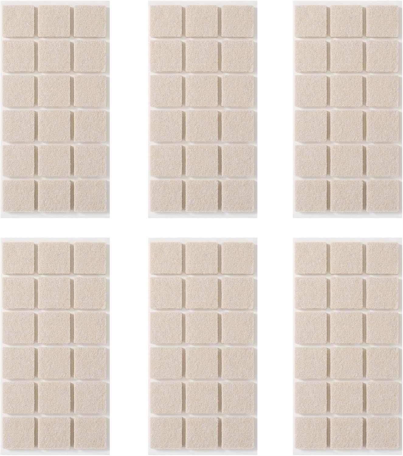 Felt Pads Small 3/8" Felt Pads for Cabinet Doors Bumpers, Cabinet Cushion Dots Felt Cabinet Door Stops, Self Adhesive Thick Bumper Pads to Protect Surfaces -Anti Scratch 234 Pcs Round Brown