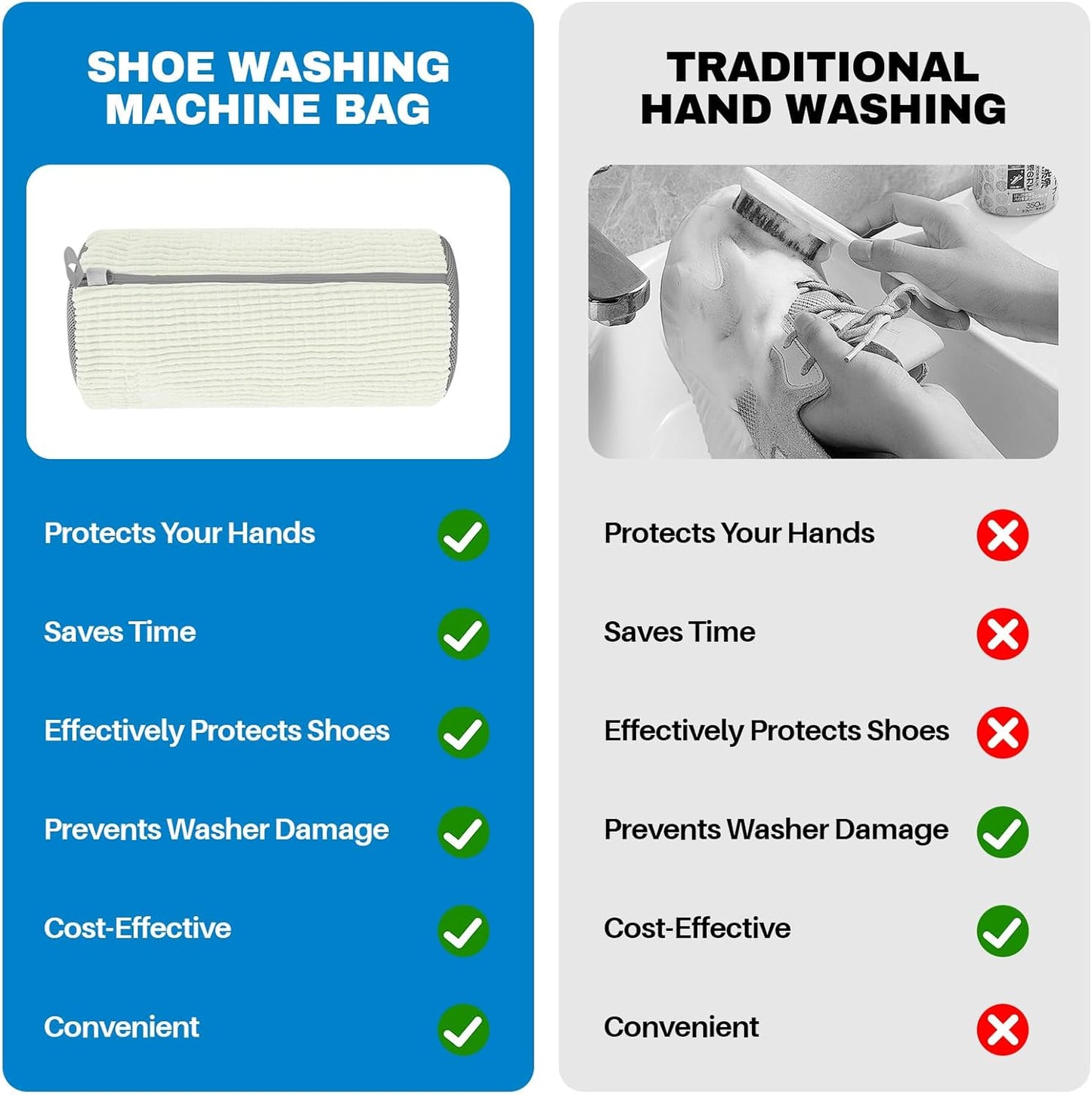 Shoe Washing Machine Bag: Laundry Shoe Bag for Washer and Dryer - 2pc Reusable Shoe Cleaning Bag for Sneaker Tennis Shoes Unstain Cleaner Kit (Yellow 2pcs)