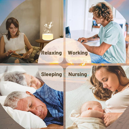 ColourNoise Portable Rechargeable White Noise Machine Mini Small Travel Sound Healing Machine with 30 Soothing Sounds 36 Adjustable Volume Night Light 4 Timer Functions Suitable for Baby Kids Adult