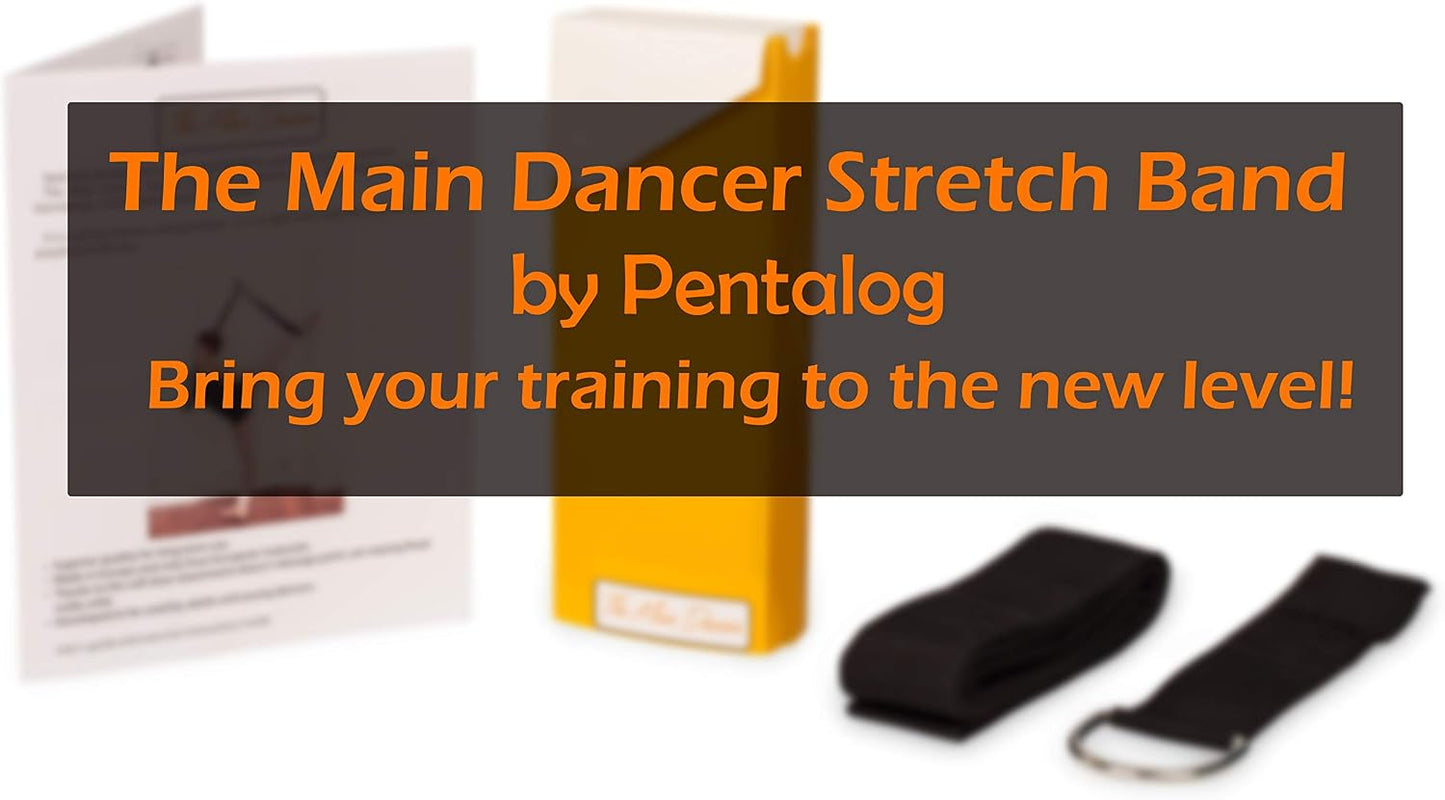 Stretch Band - to Improve Leg Stretching - Perfect Home Equipment for Ballet, Dance and Gymnastic Exercise - Excellent Gift for Your Friends and Loved Ones - Made in Europe