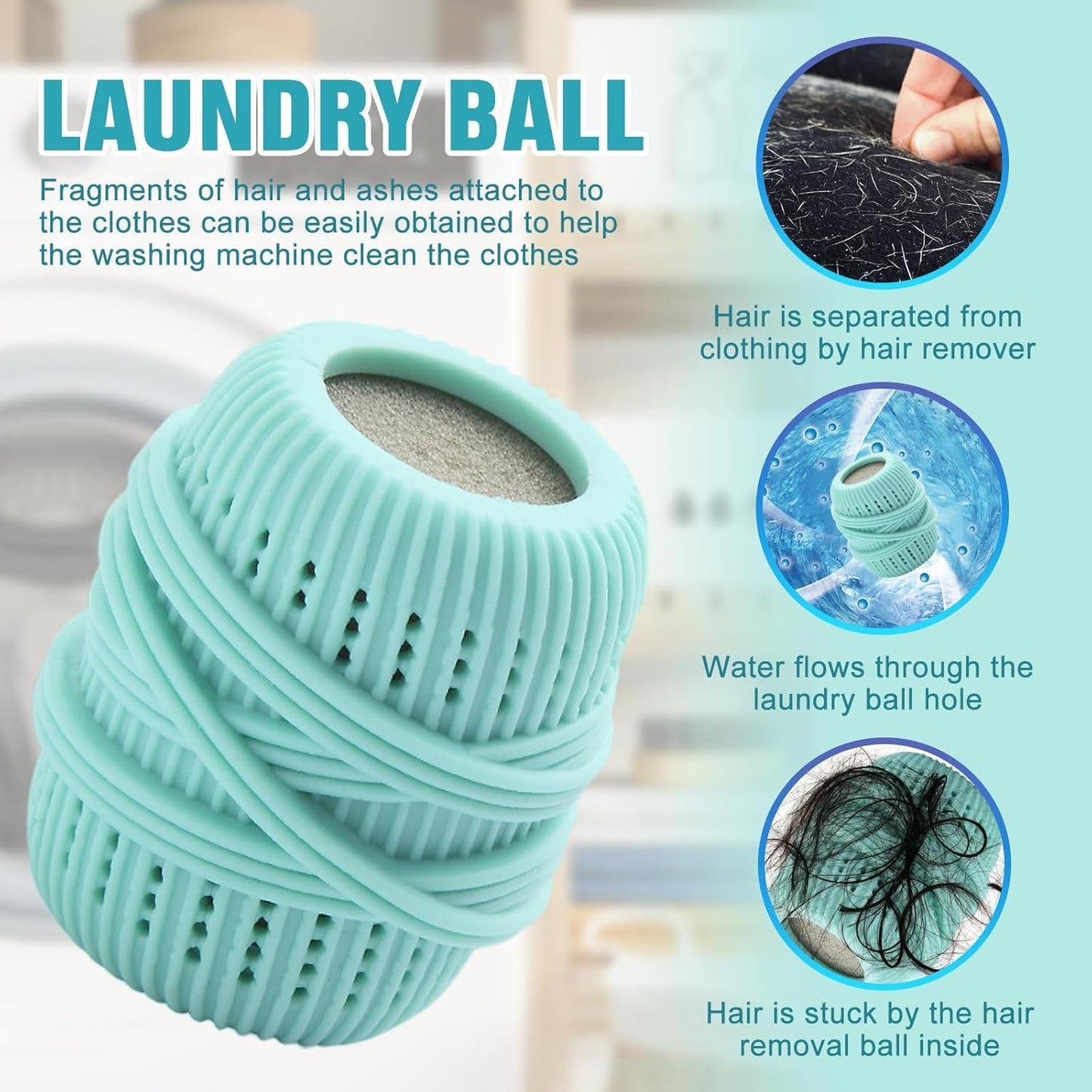 Pet Hair Remover for Laundry, for Bedding & Clothes use in Washing Machine (12, Yellow)