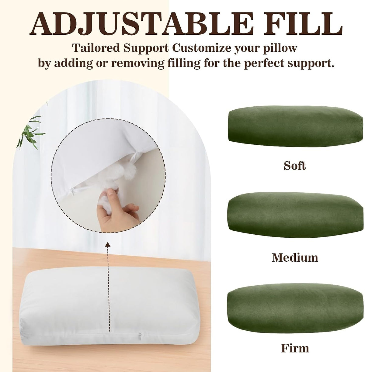 Recliner Headrest Pillow, Adjustable Comfort Neck & Head Support Pillow