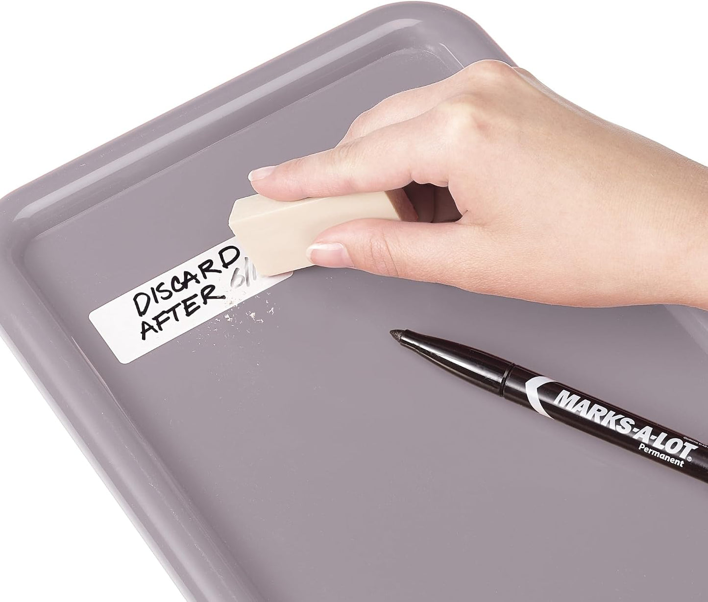 Avery® Erasable Multi-Use Removable Labels, 7/8" x 2-7/8", White, Non-Printable, 80 Blank Labels Total (5429)