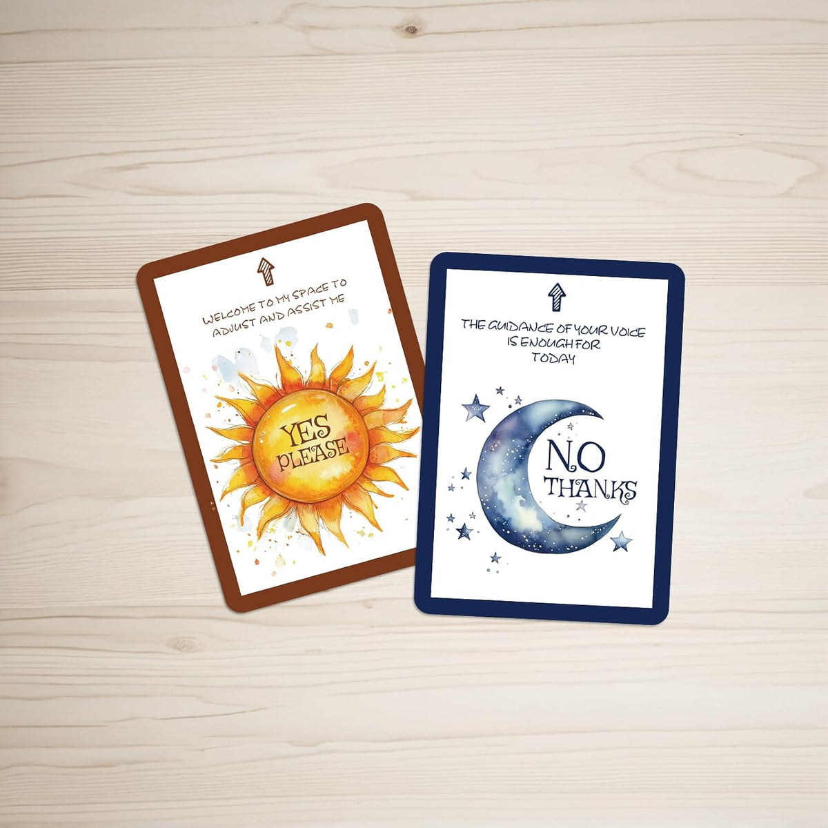 Rounded Corners Yoga Consent Cards,20 Pcs Double-Sided Assist Cards for Yoga Teachers, Pilates and Dance,Yes or No Adjust Cards(7 * 10cm)