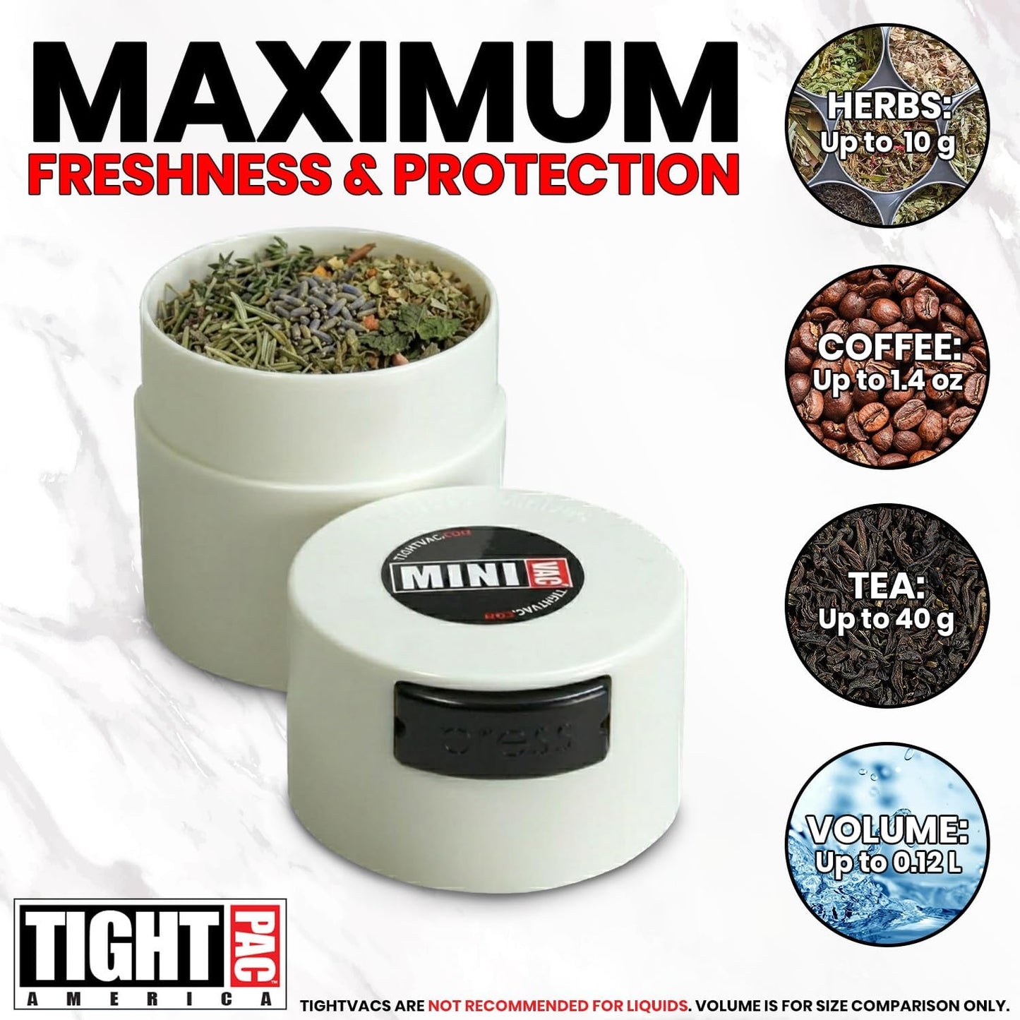 Minivac - 10g to 30 grams Airtight Multi-Use Vacuum Seal Portable Storage Container for Dry Goods, Food, and Herbs - Green Clear