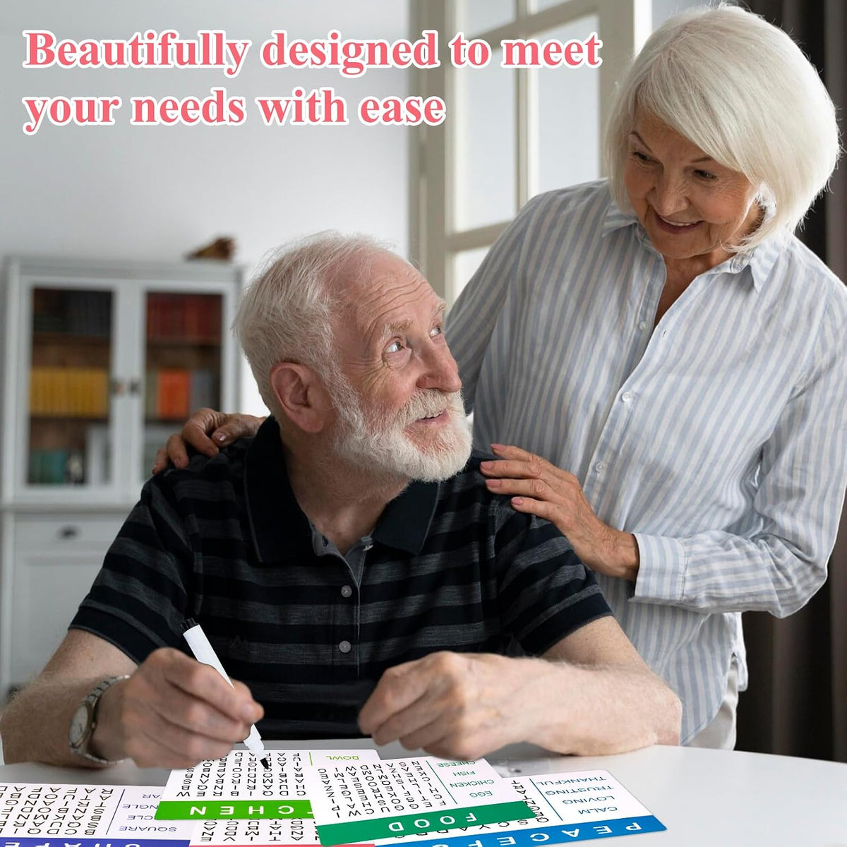 24 Pcs Large Print Word Search Books for Adults & Seniors Word Search Books
