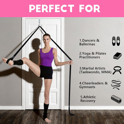 Stretching Strap with Door Anchor Improve Leg Flexibility for Splits