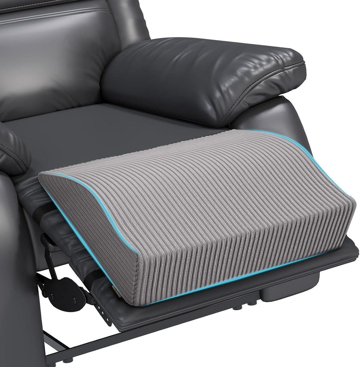 idee-home Recliner Leg Rest Cushion, Recliner Footrest Extender Pillow