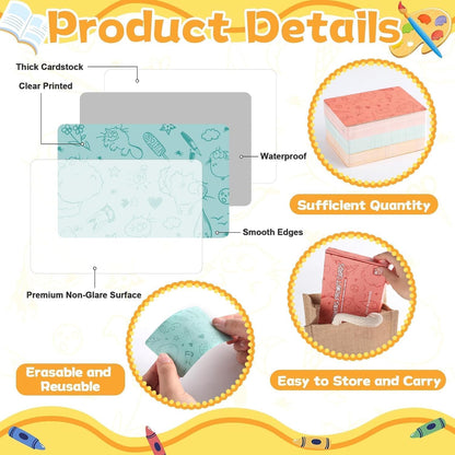 160Pcs Drawing Prompt Card for Creative Inspiration Unique Art Prompts with Characters Actions Places Include 40 Blank Dry Erase Cards Painting Ideas Game for Studio Classroom Artists Teachers Gift