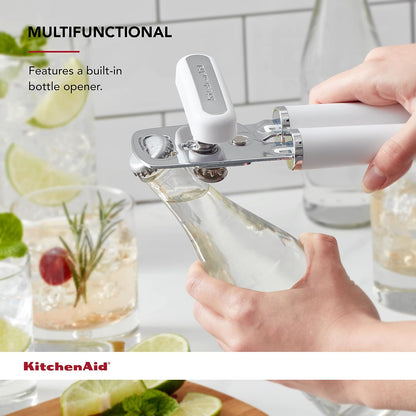KitchenAid Gourmet Multifunction Can Opener/Bottle Opener, 8.36-Inch, Pistachio