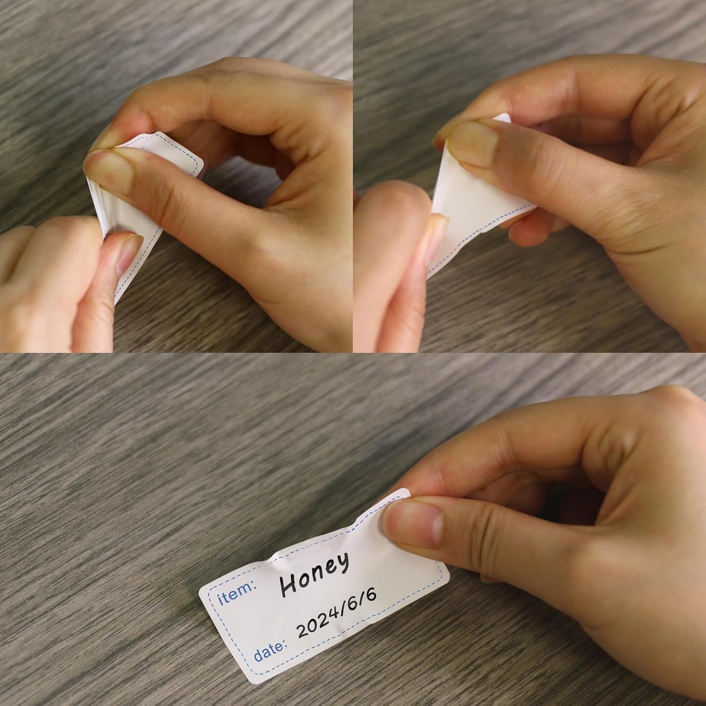 500pcs Freezer Labels Removable Storage Stickers 1x2 Inch Waterproof Oil-Resistant Refrigerator Kitchen Labels (Red)