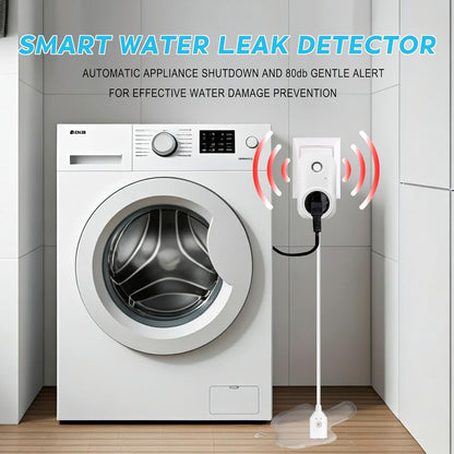 Smart Leak Detection Sensor | Water Leak Alarm with Real-Time Alerts for Home, Office & Basement Protection