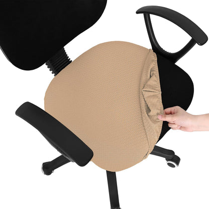 Smiry Office Computer Chair Armrest Covers, 2PCs Anti-dust Arm Rest Pad | Removable Washable Desk Chair Arm Pad Covers, Grey