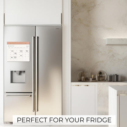 Beautiful 2026-2027 Magnetic Fridge Calendar - Runs June 2026 to Dec 2027 | The Perfect Monthly Refrigerator Paper Calendar for Easy Organizing - Runs from June 2026 Until December 2027
