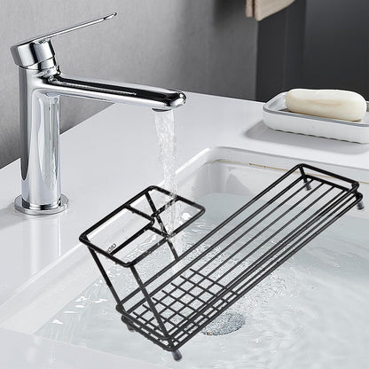 Toothbrush Holders Toothpaste Organizer Bathroom Accessories, Matte Black | Carbon Steel, 4 Slots, Removable Drip Tray, Easy to Clean, Electric Toothbrush Storage, for Countertop, Shower, Sink