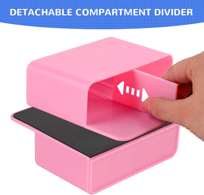 Magnetic Dry Erase Marker Holder - Multi-Surface Pen & Marker Holder for Fridge, Whiteboard, Locker - School, Office, Home - 1 Pack, Black
