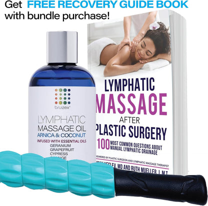 Bruizex Lipo Roller Lymphatic Drainage Massager, Massage Tool for Stomach