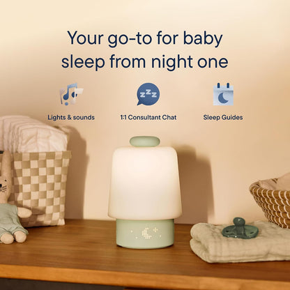 Hatch Baby Sound Machine, Night Light | Sleep Support | Registry Essential, Routine Builder, Time-to-Rise Alarm Clock, White Noise, Nursery Stories, Toddler Kids (Wi-Fi) (Greige)