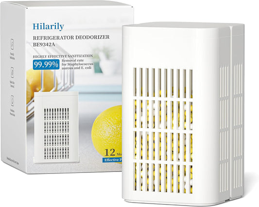 Strongest Refrigerator Deodorizer Odor Eliminator - 24h Fast Odor Removal, 12Months Long-Lasting Freshness, 1 pack