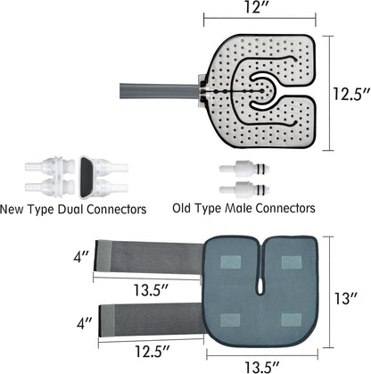 Knee Pad for Cold Therapy System, Attachment for Ice Therapy Machine, Please Review The Product Description and Video if Your Unit is from A Different Brand