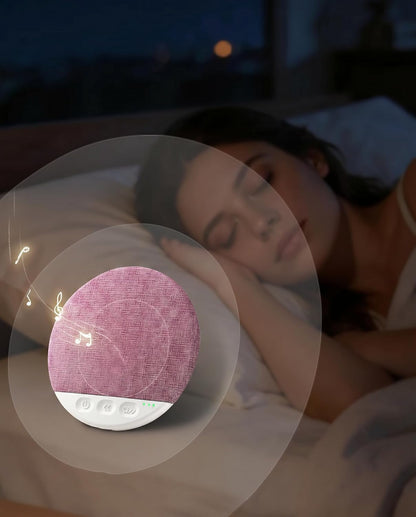 Under Pillow Speaker for Sleeping, Bluetooth Sleep Speaker with Portable Bluetooth Speakers and Timer, Headphone-Free Mini Sound Speaker for Side Sleepers (Pink)