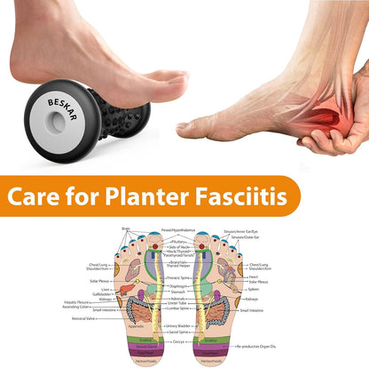 BESKAR Foot Massage Roller for Plantar Fasciitis Relief