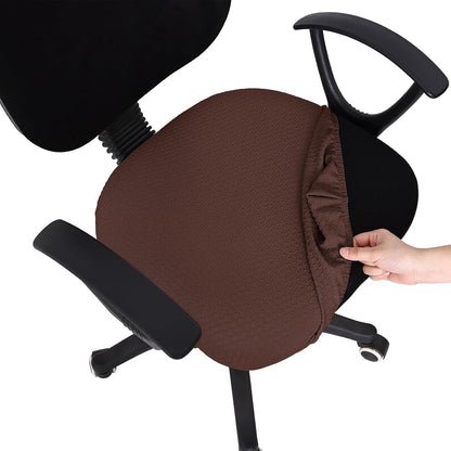 Smiry Office Computer Chair Armrest Covers, 2PCs Anti-dust Arm Rest Pad | Removable Washable Desk Chair Arm Pad Covers, Grey