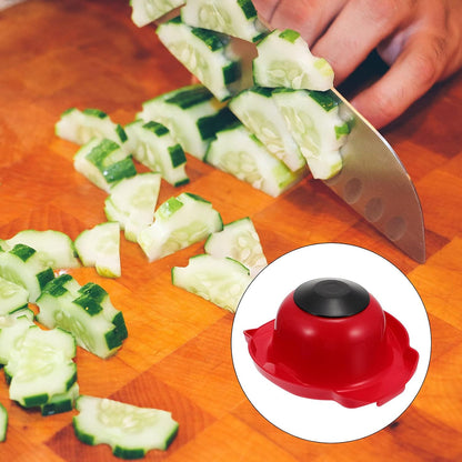 2pcs Food Slicer Safety Holder Multi-functional Finger Guard for Cooking Fits All Vegetables Fruits and Meats Easy to Clean Kitchen Tool for Slicing